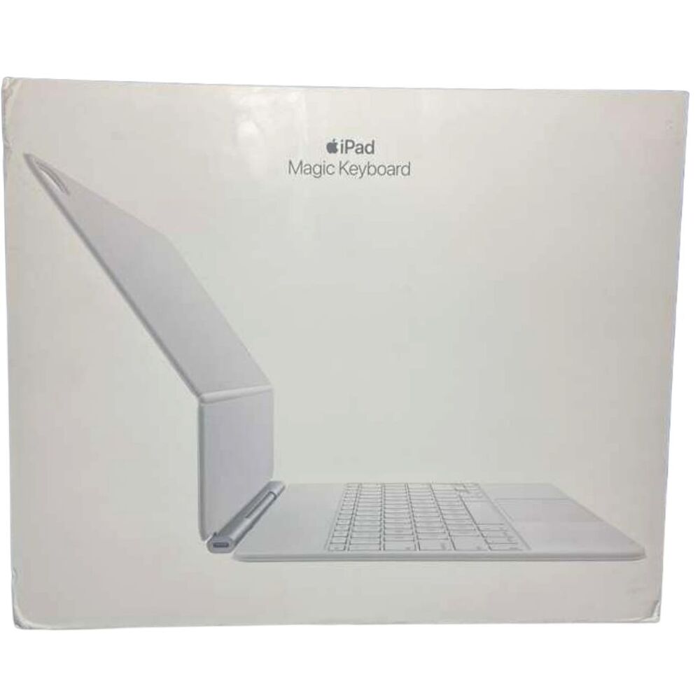 Apple Magic Keyboard iPad Air 13-inch M2 M3 6th 7th Gen White A3340 US MDFW4LL/A